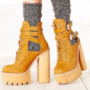Jeffery Campbell platform boots